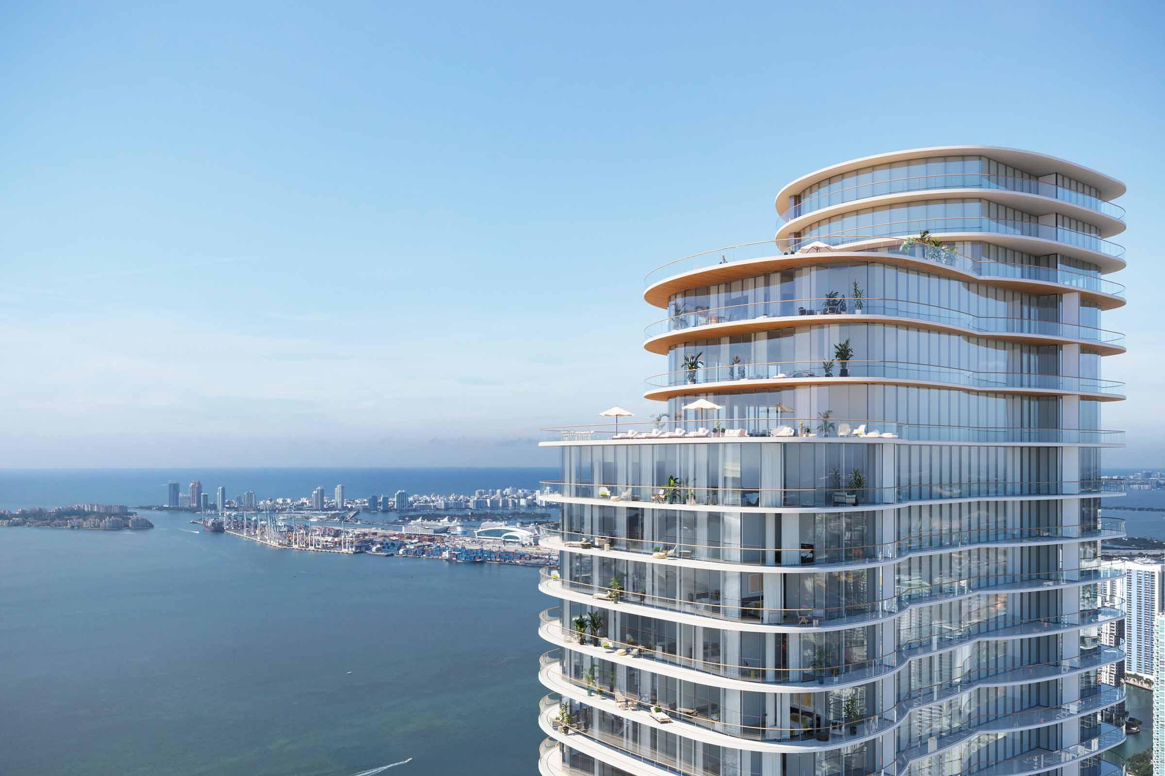 Cipriani Residences Brickell Miami Views Hummingbird的渲染图